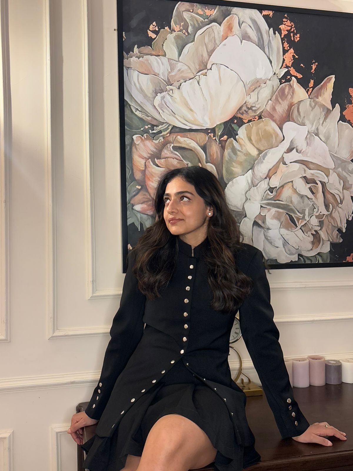 Black Bandhgala Set