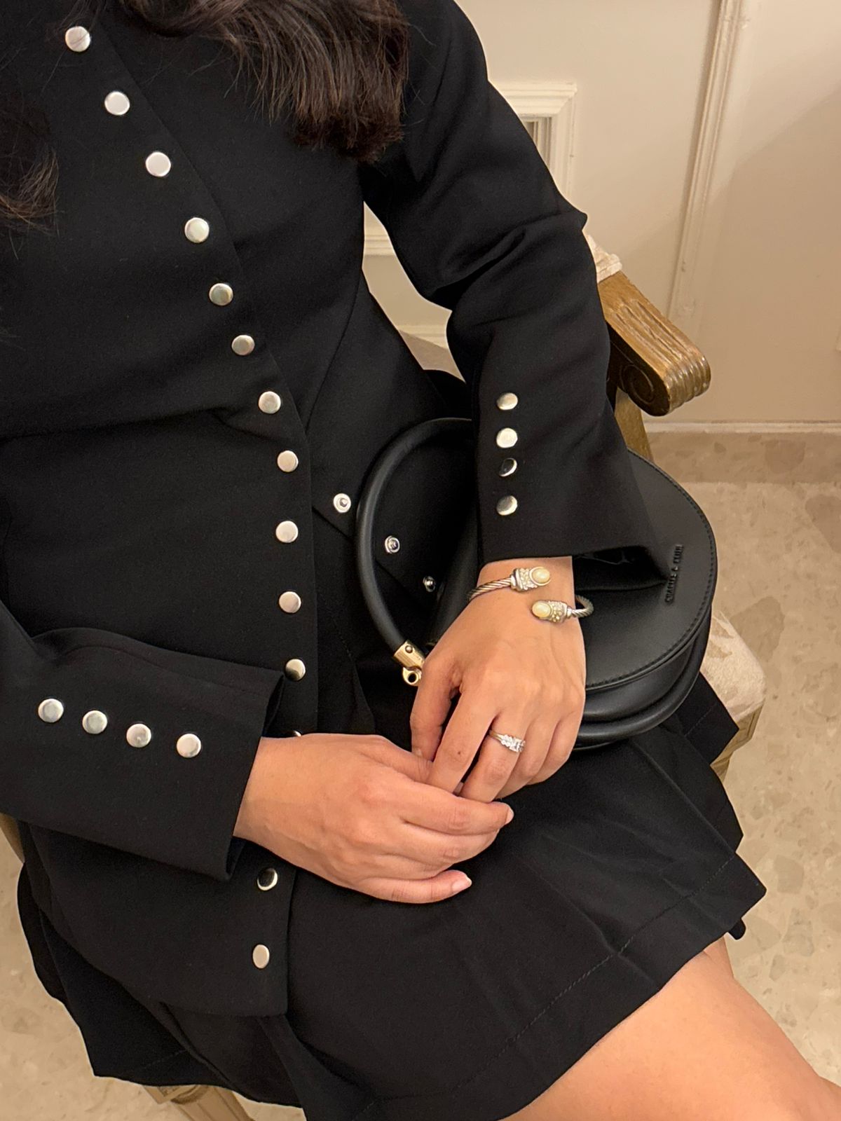 Black Bandhgala Set