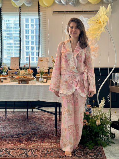 PINK PATCHWORK CO ORD