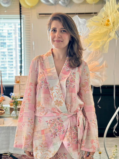 PINK PATCHWORK CO ORD