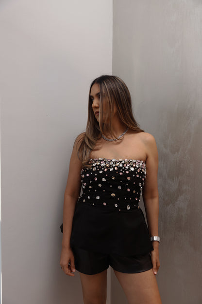 Jasmine Crystal Embellished Top