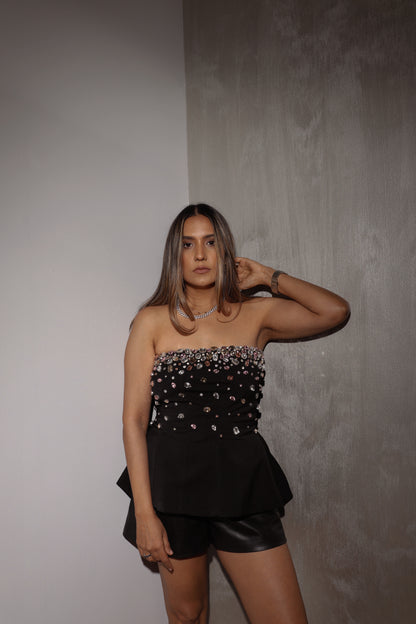 Jasmine Crystal Embellished Top